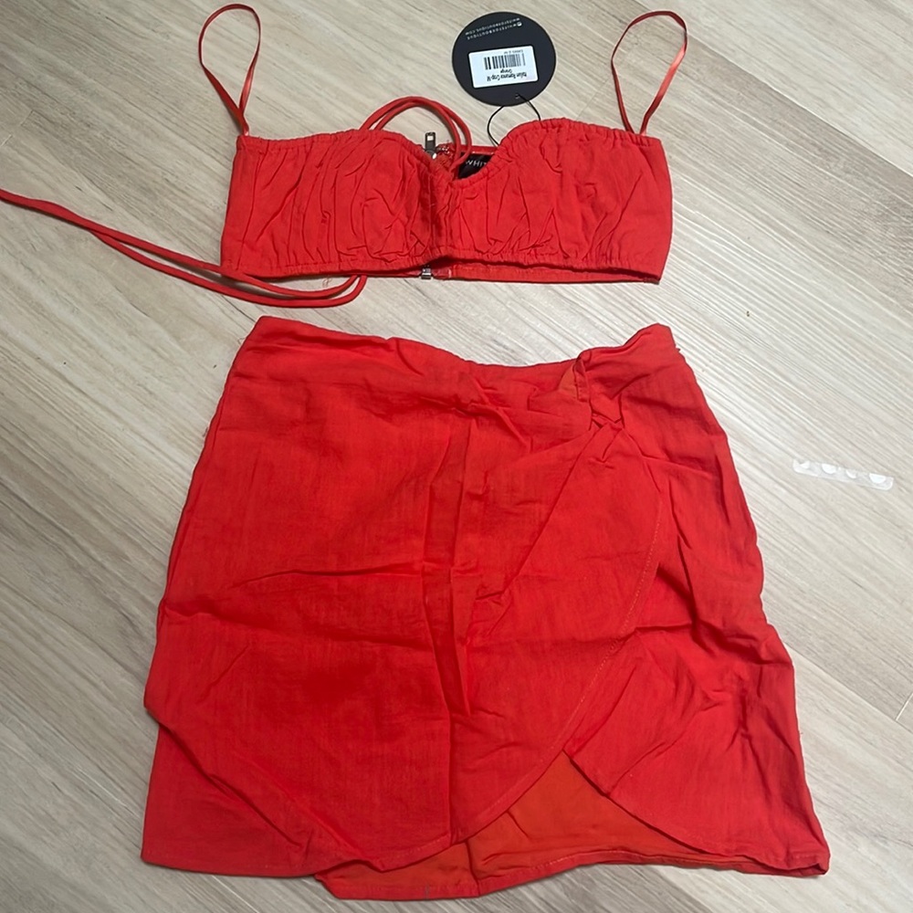 White fox Set NWT